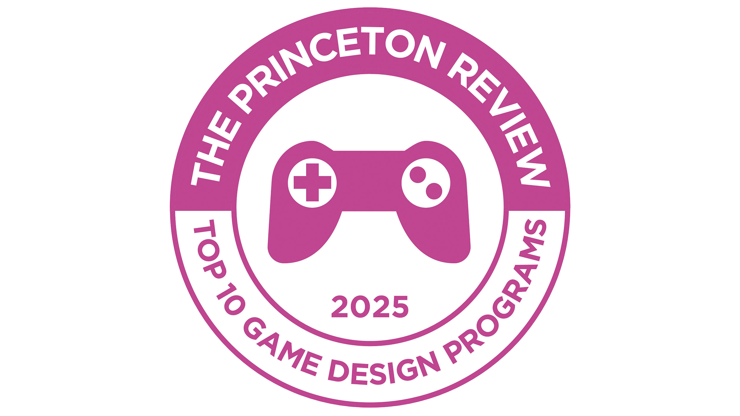 Princeton Game Review Top 10 Game Design Programs 2025 badge